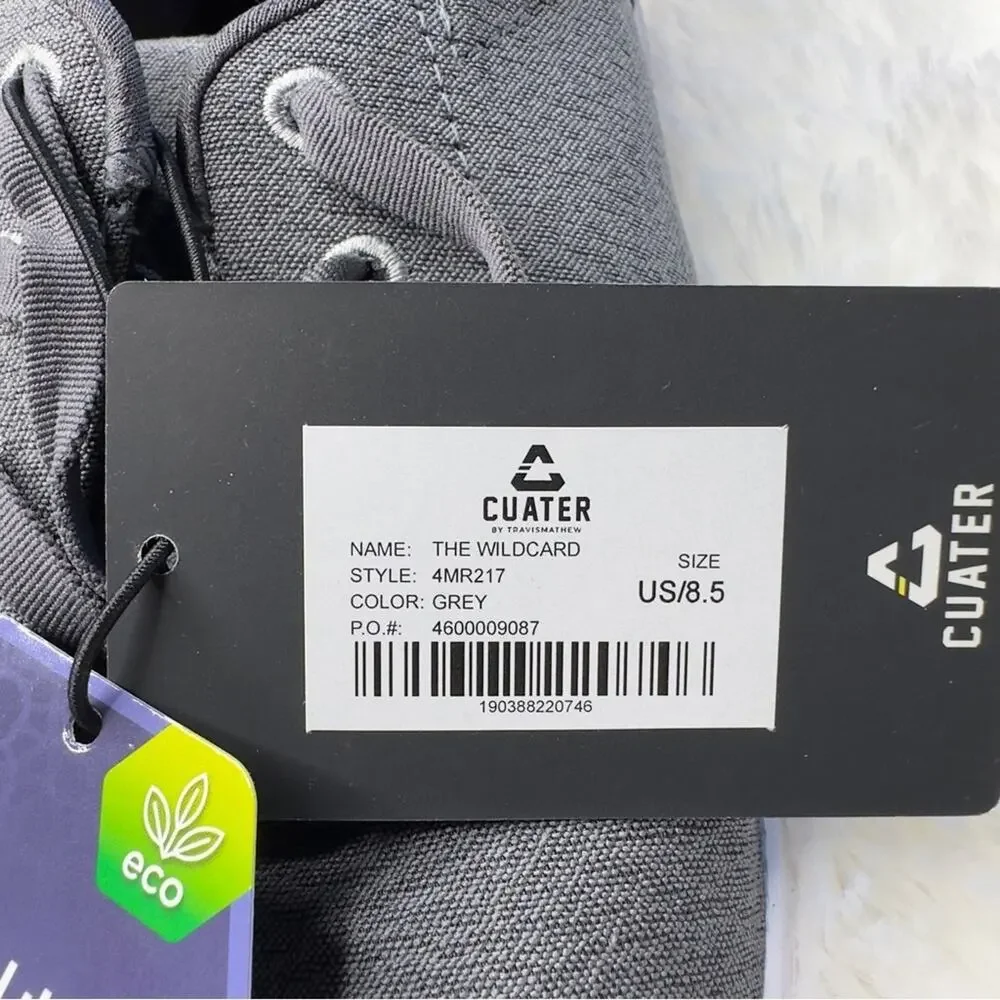 Cuater | Travis Mathew Size 8.5 The Wildcard Sneaker in Grey